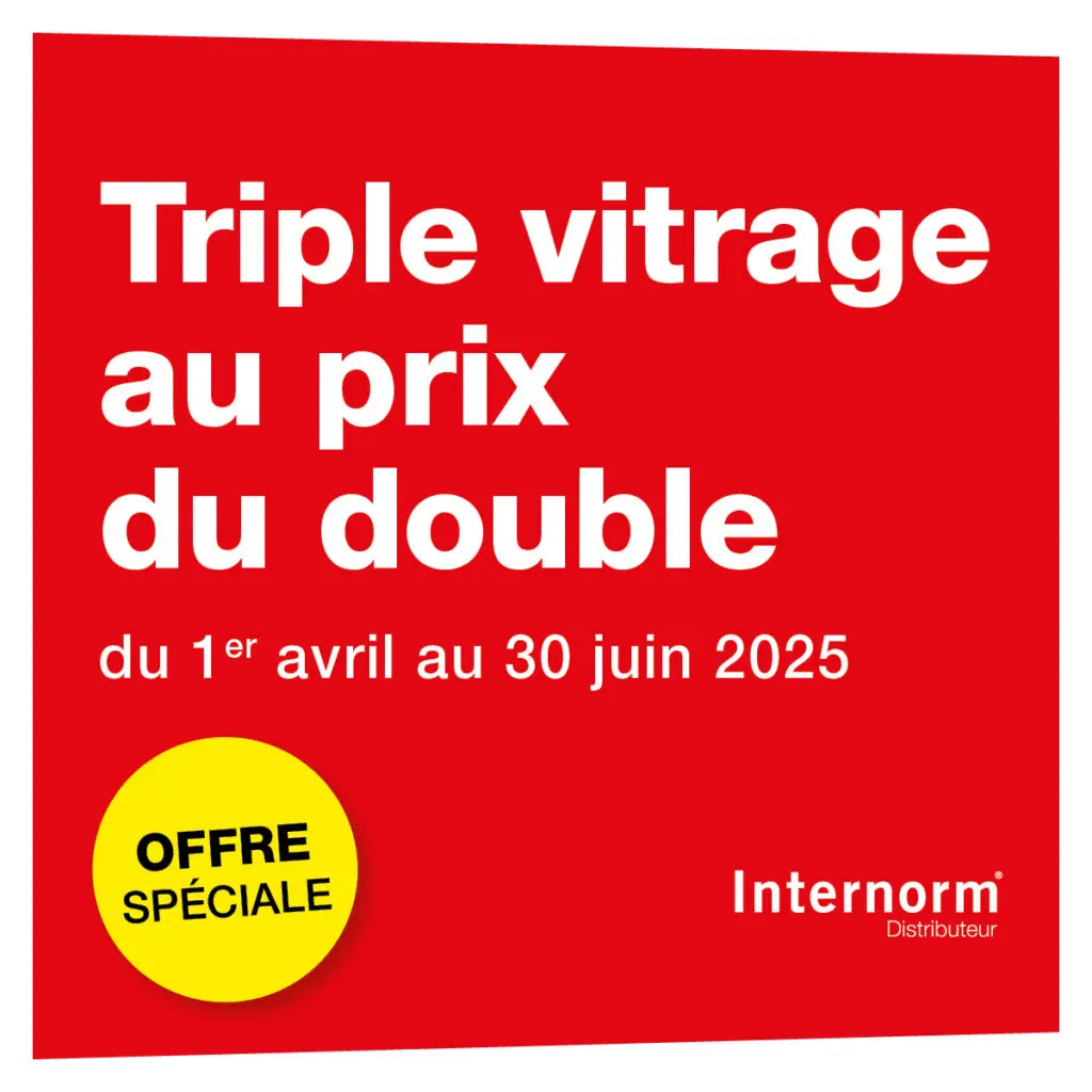 Visuel offre triple vitrage INTERNORM