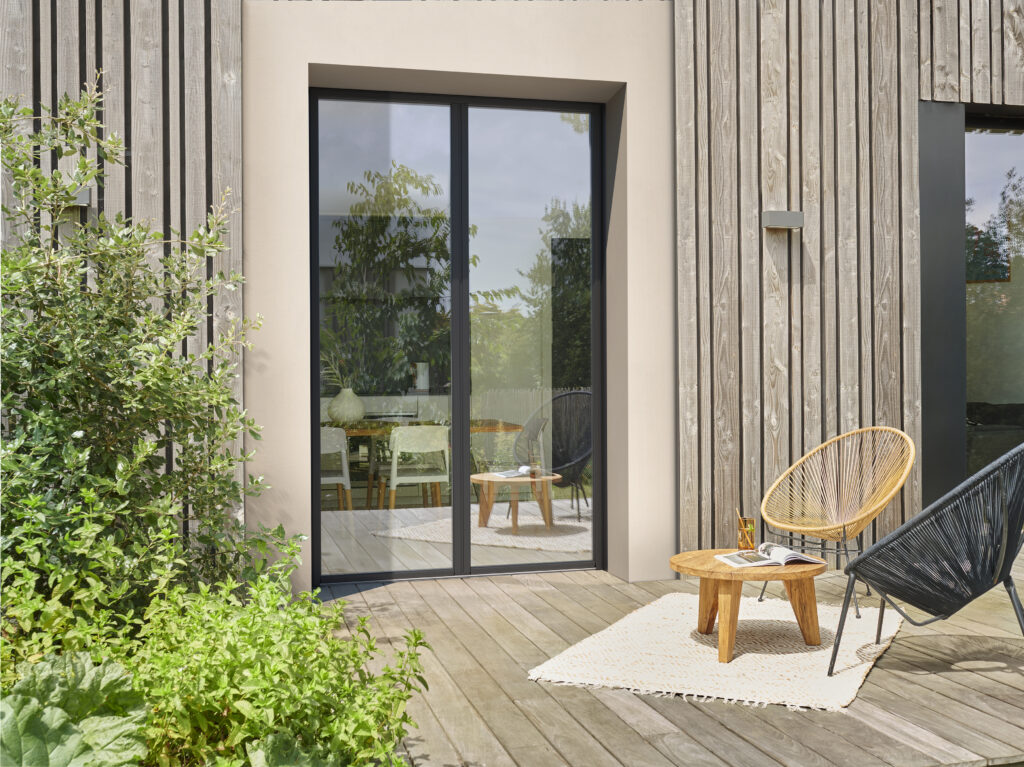 Visuel terrasse avec baie