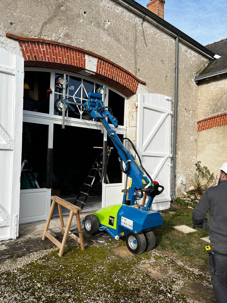 robot de pose en action