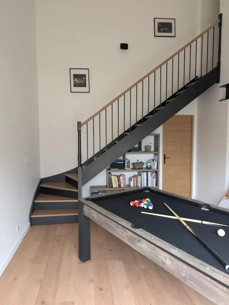 escalier marche et contremarche