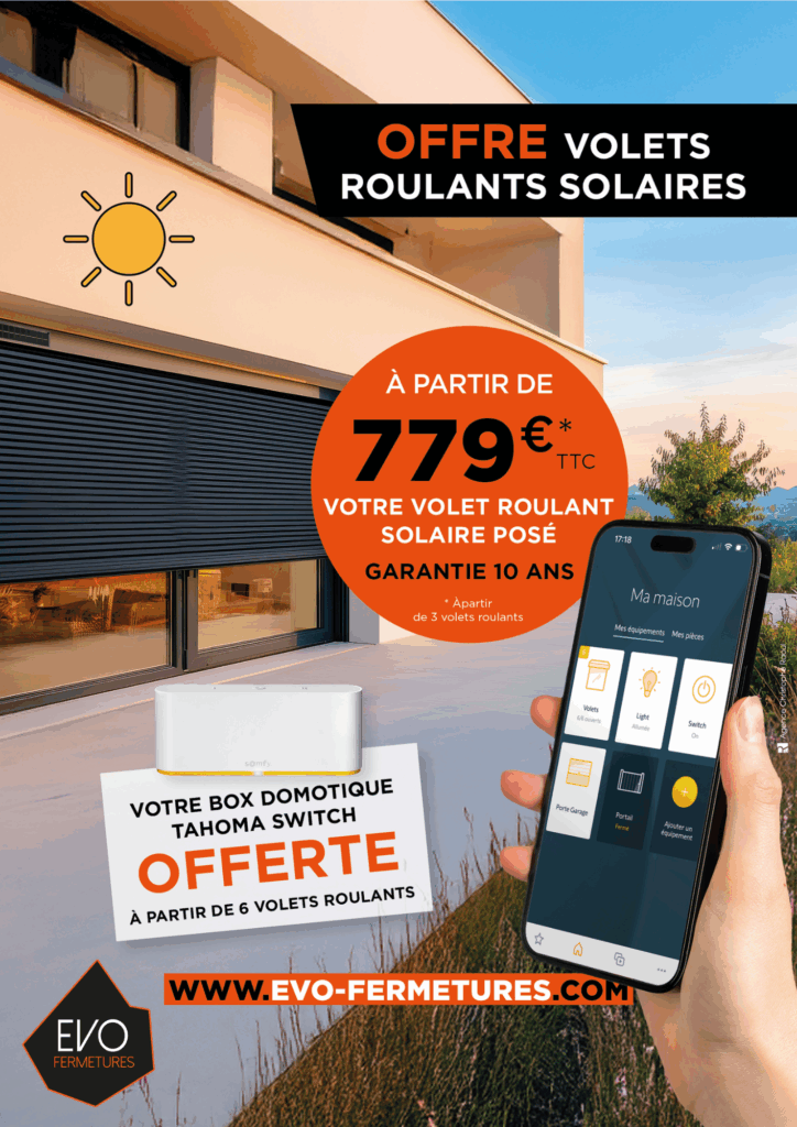 volets roulants solaire visuels offres du moment